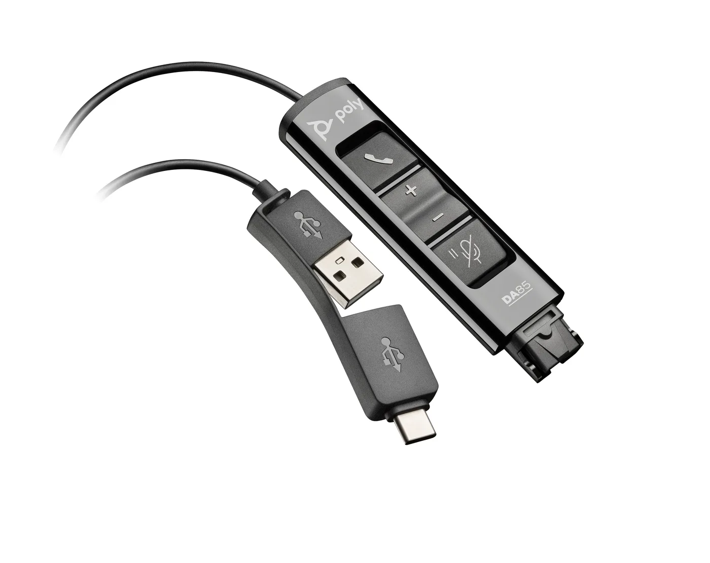 HP Poly DA85 USB to QD Adapter — akcesorium sieciowe