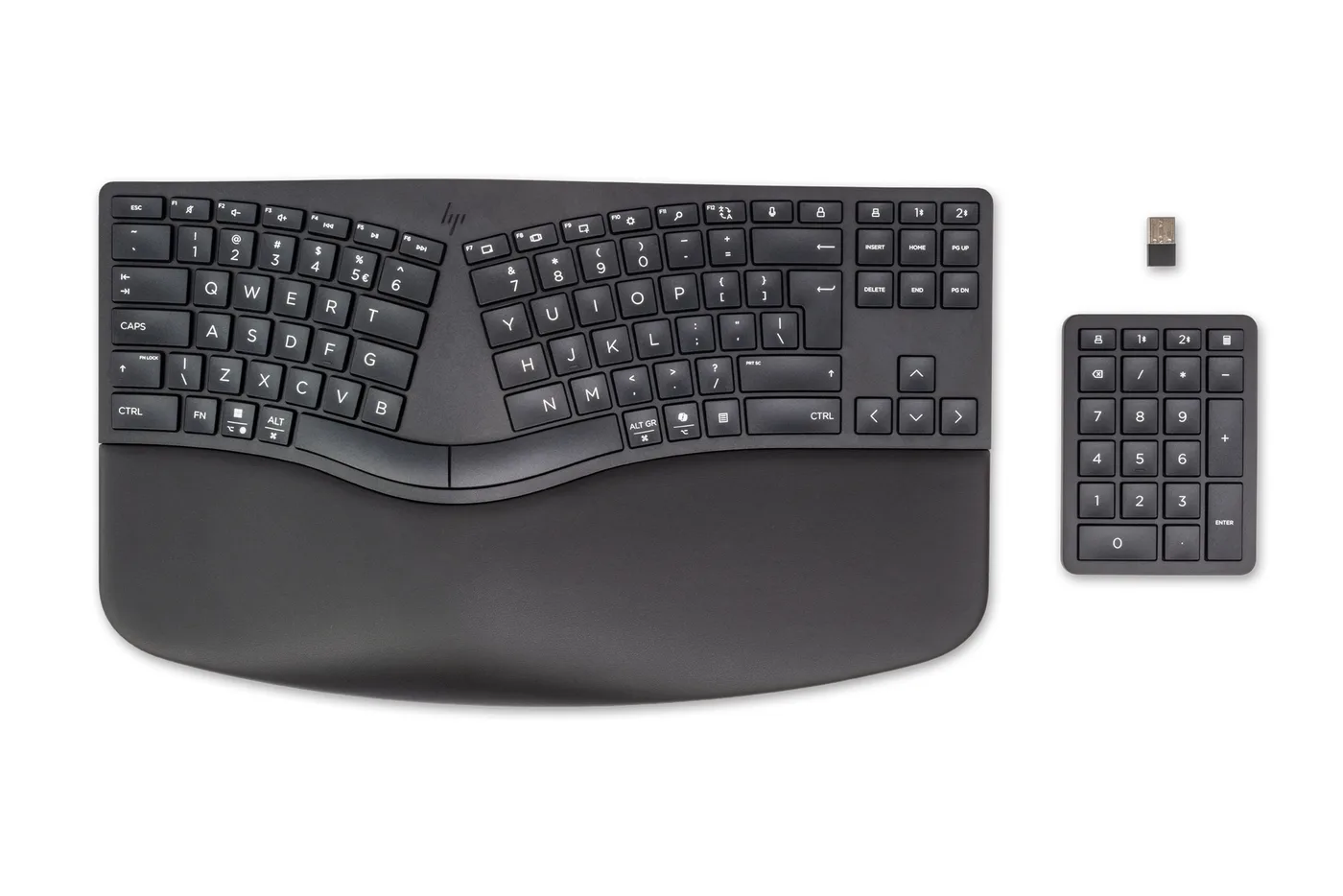 HP 960 BLK Ergonomic WL KBD EMEA-INTL English Loc-Euro plug — klawiatura