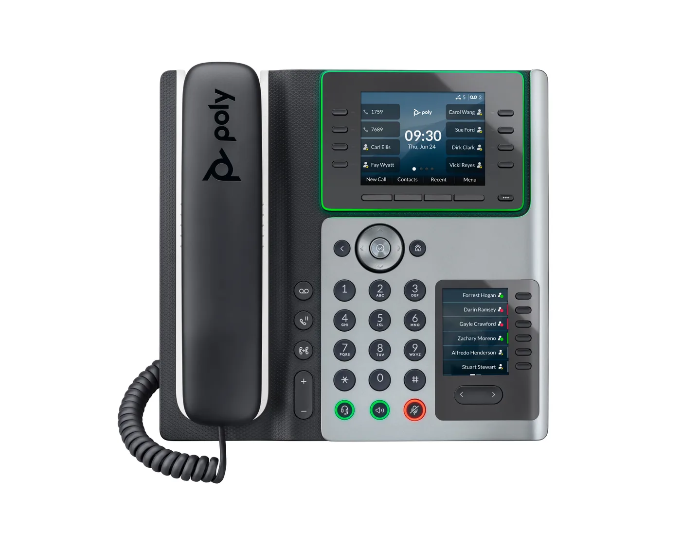 HP Poly Edge E450 IP Phone and PoE-enabled — telefon IP