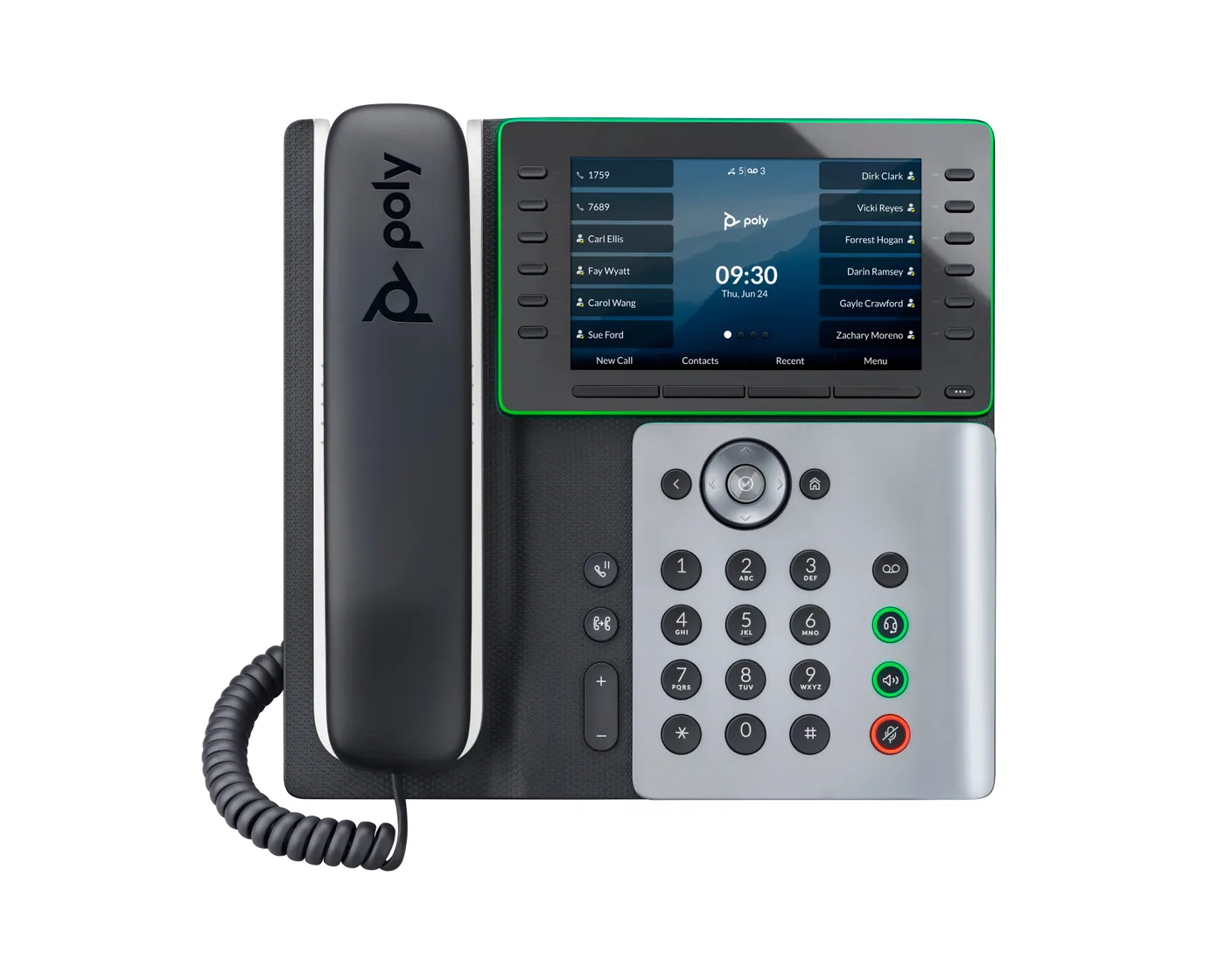 HP Poly Edge E550 IP Phone and PoE-enabled — telefon IP