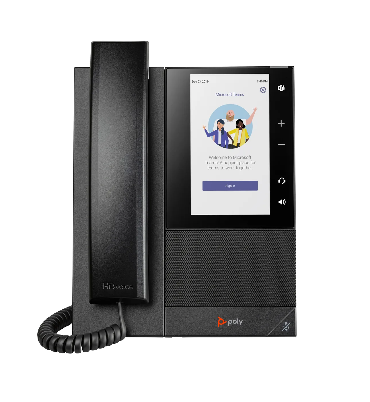 HP Poly CCX 505 Business Media Phone for Microsoft Teams and PoE-enabled — telefon IP