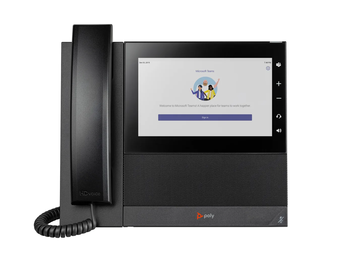 HP Poly CCX 600 Business Media Phone for Microsoft Teams and PoE-enabled — telefon IP