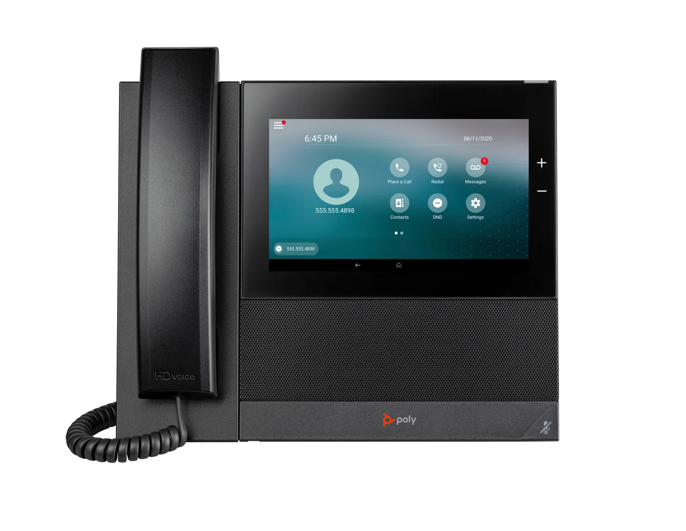 HP Poly CCX 600 Business Media Phone with Open SIP and PoE-enabled — telefon IP