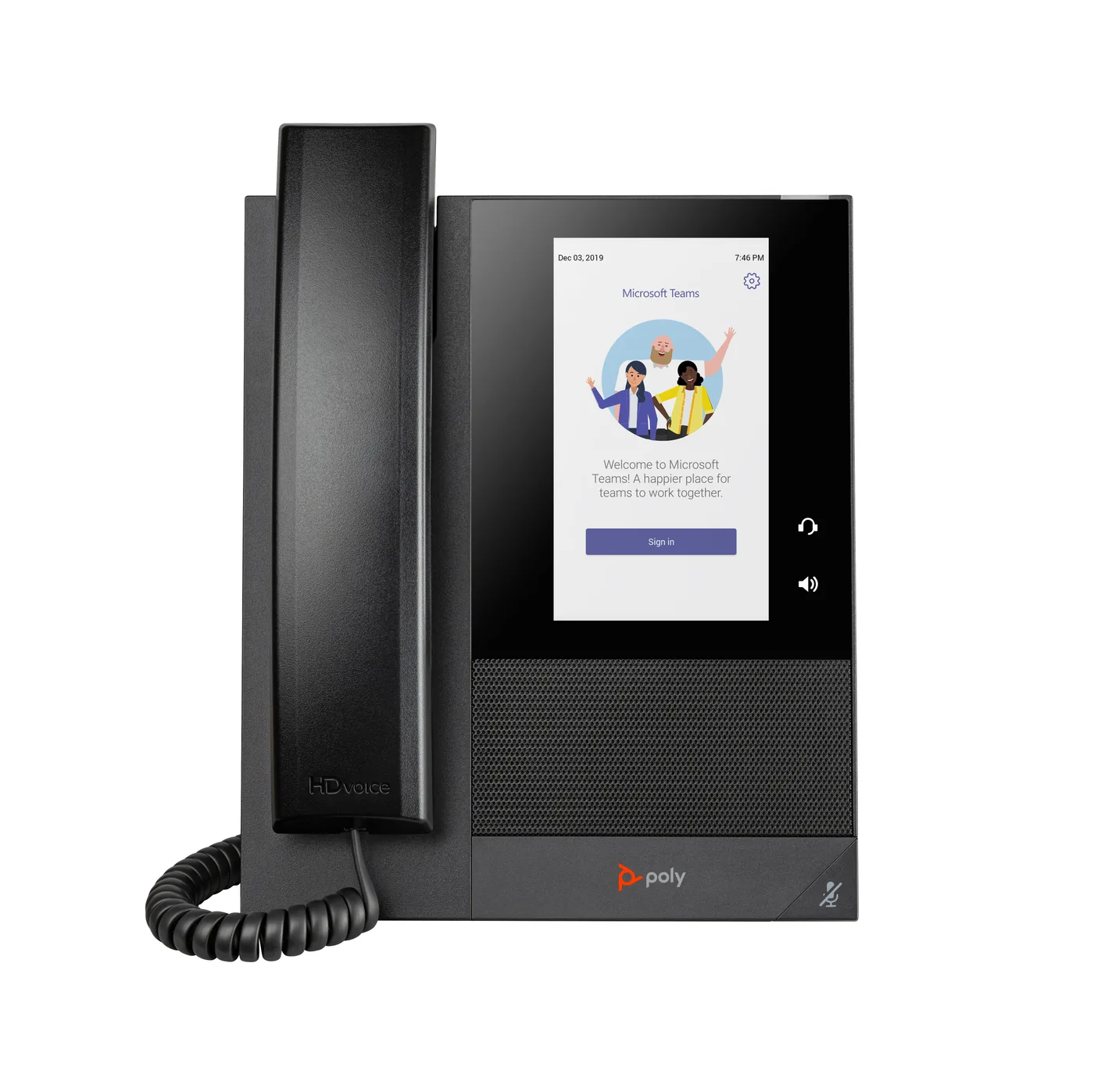 HP Poly CCX 400 Business Media Phone for Microsoft Teams and PoE-enabled No localization — telefon IP