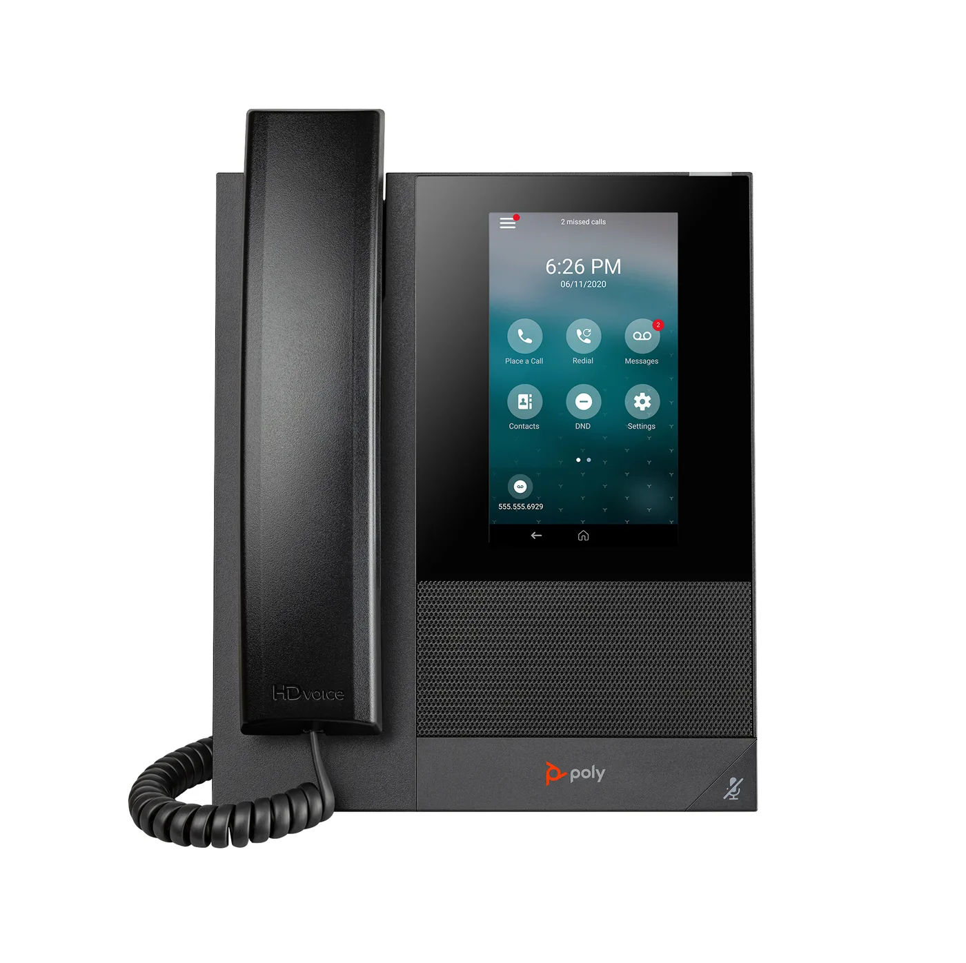 HP Poly CCX 400 Business Media Phone with Open SIP and PoE-enabled No localization — telefon IP