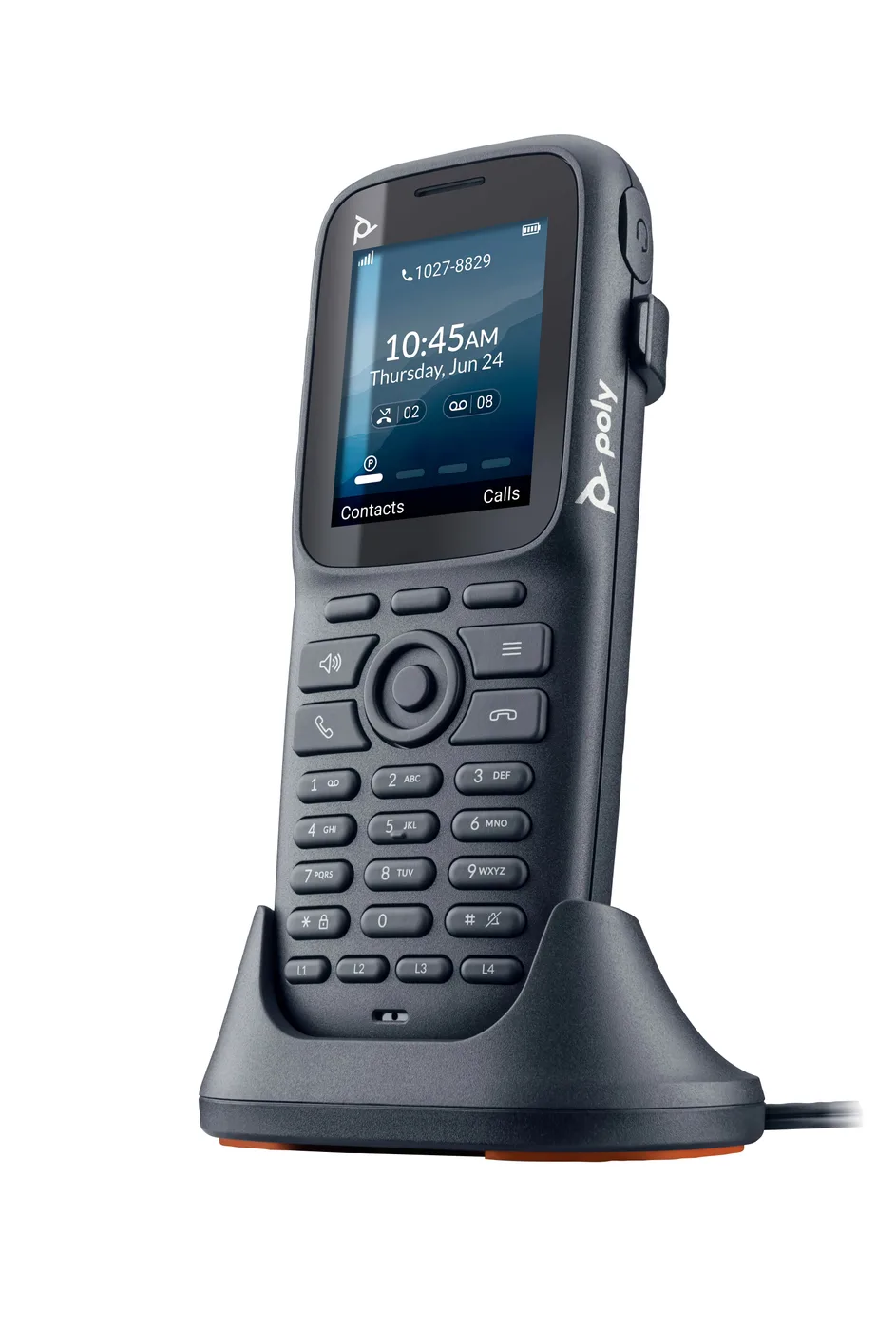 HP Poly Rove 20 Single Cell DECT 1880-1900 MHz B1 Base Station and 20 Phone Handset Kit United Kingdom - UK English localization — telefon IP