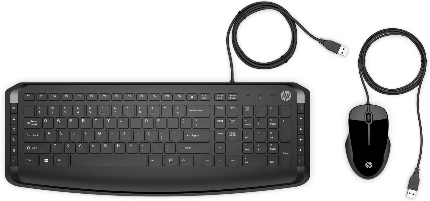HP Pavilion KeyboardandMouse200 EMEA-INTL English Loc-Euro plug — klawiatura