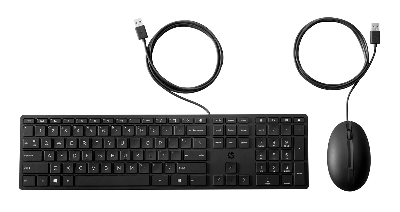 HP WIRED 320 MOUSE KEYBOARD/- ENGLISH — klawiatura