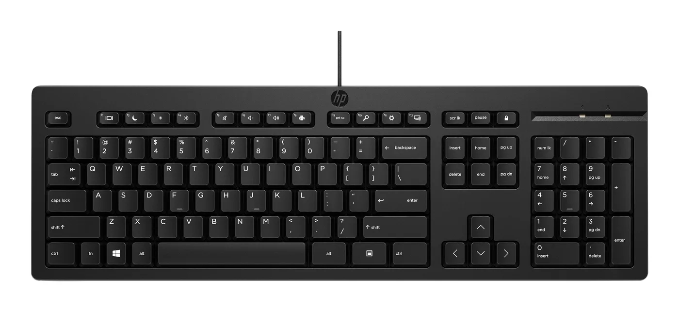 HP 125 G2 USB WD KEYBOARD/INTL ENGLISH — mysz