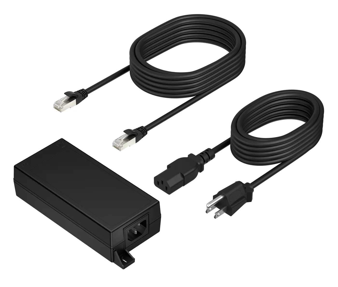 HP POLY POE++ 65W 2.5G ADAPTER/WITH 3.66M CAT6A CABLE AND POWER — kabel zasilający