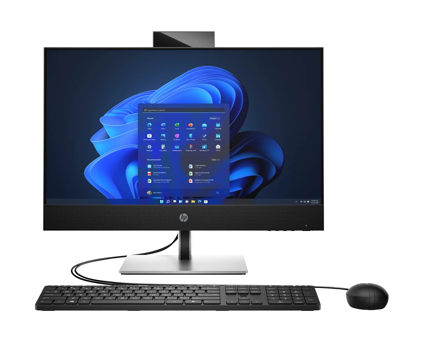 HP ProOne 440 G9 AiO 23.8 FHD IPS AG 250n I7-14700T 16GB 512GB HAS 5M Win11P 3/3/3 — komputer stacjonarny