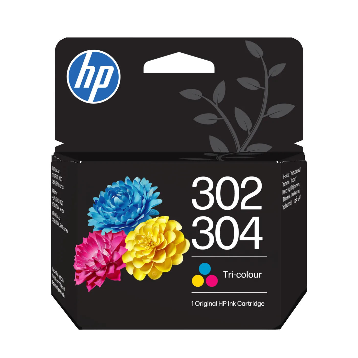 HP 302/304 TRI-COLOR ORIGINAL/INK CRTG — tusz