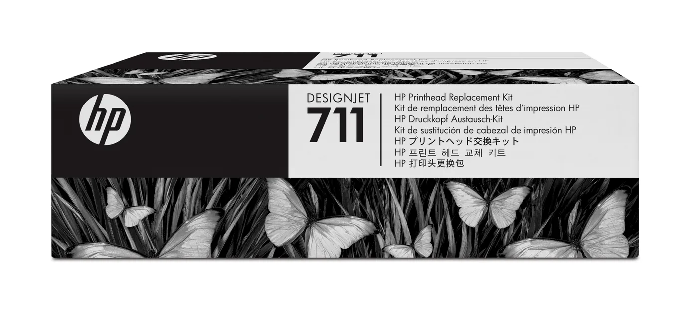 HP PRINT HEAD NO 711 DESIGNJET/REPLACEMENT KIT — materiał do drukarek etykiet