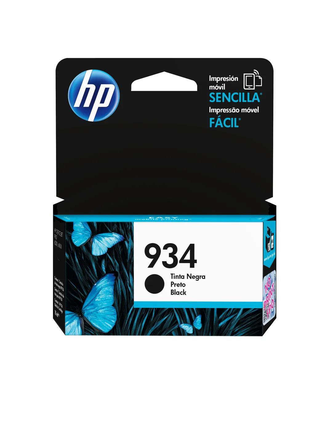 HP INK CARTRIDGE NO 934 BLACK/ES — tusz