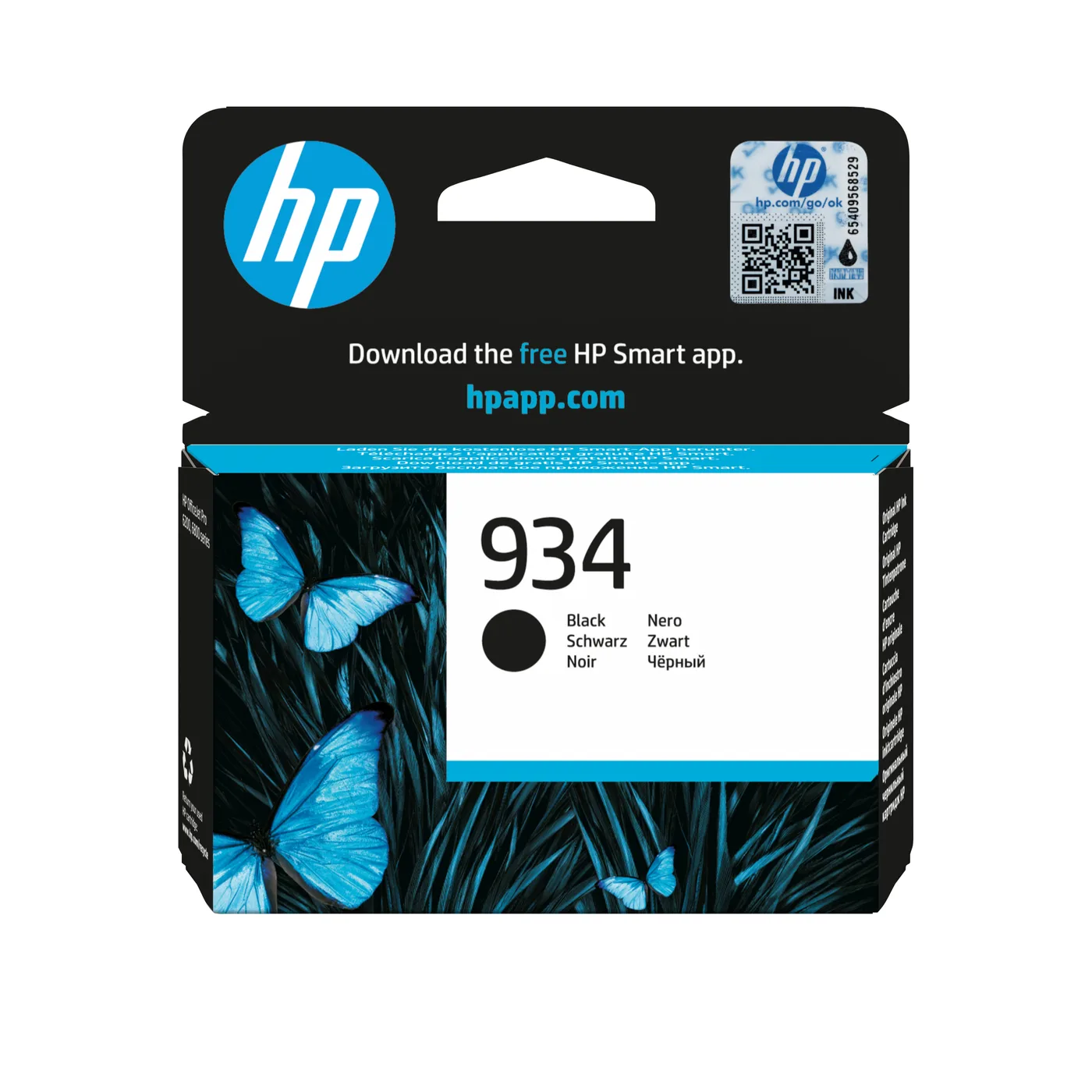 HP INK CARTRIDGE NO 934 BLACK/ES — tusz