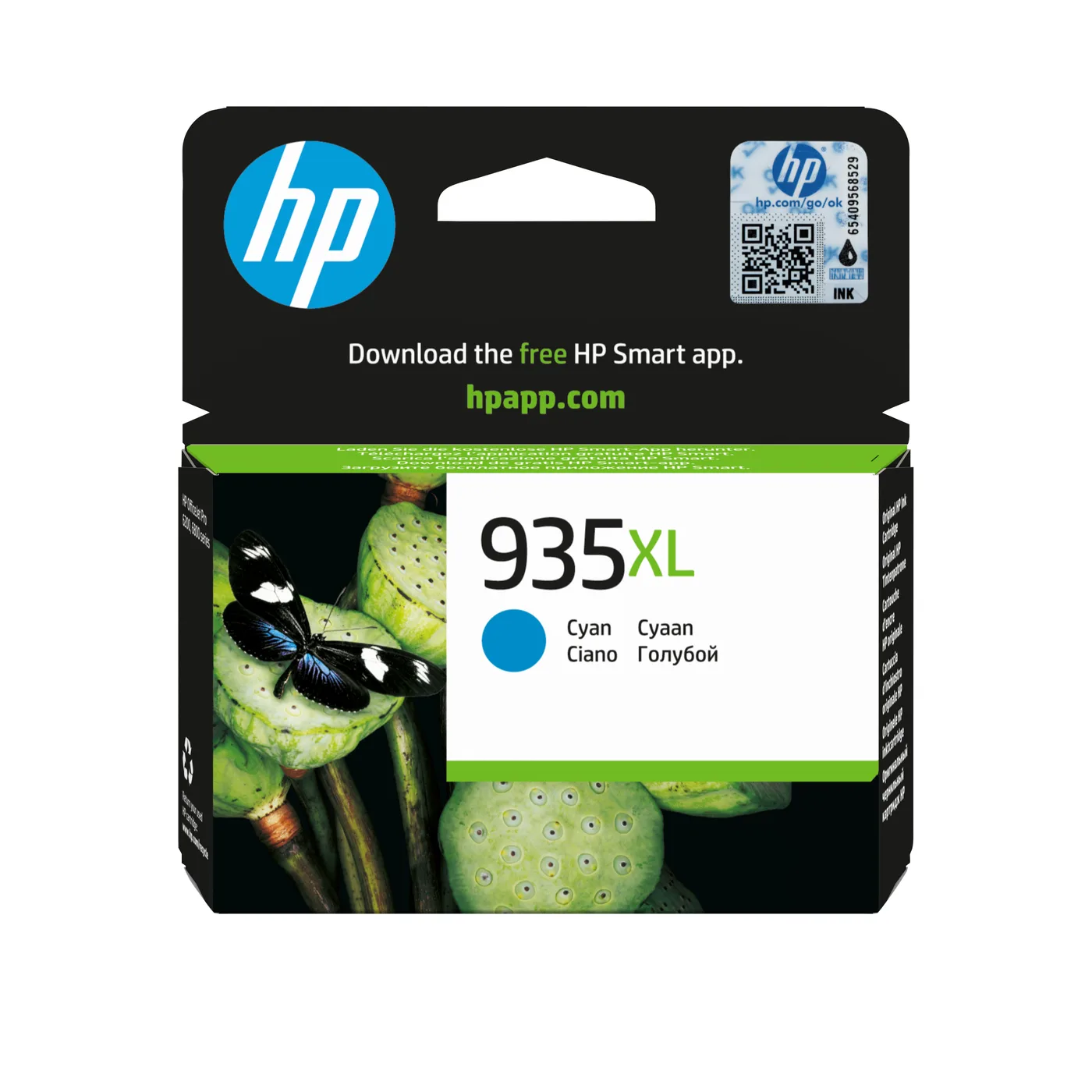 HP INK CARTRIDGE NO 935 XL CYAN/ES — tusz