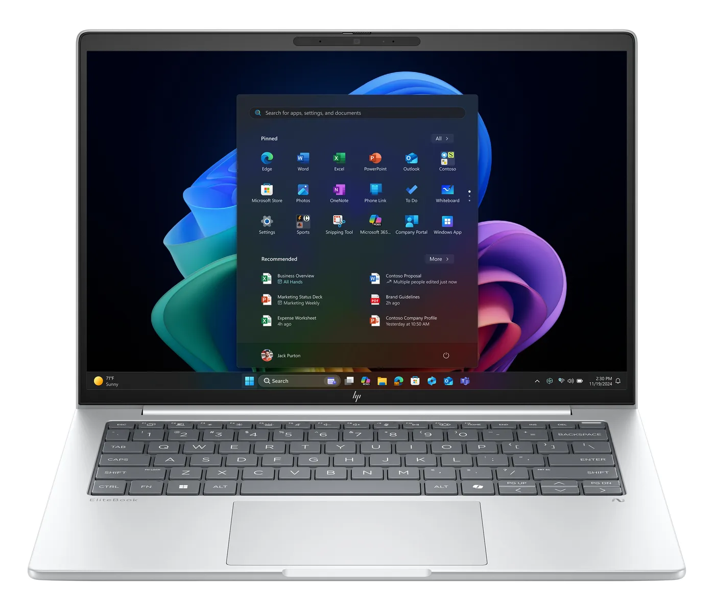 HP EliteBook 8 G1a 14 WUXGA AG 400n LBL 5M+IR+ISP Ryzen 5 Pro 340 16GB 512GB Win11P 3/3/3 — laptop