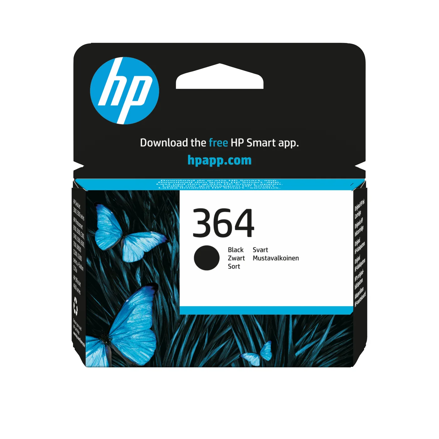 HP 364 BLACK ORIGINAL/EN/PL/HU/CZ/SL INK CARTRIDGE — tusz