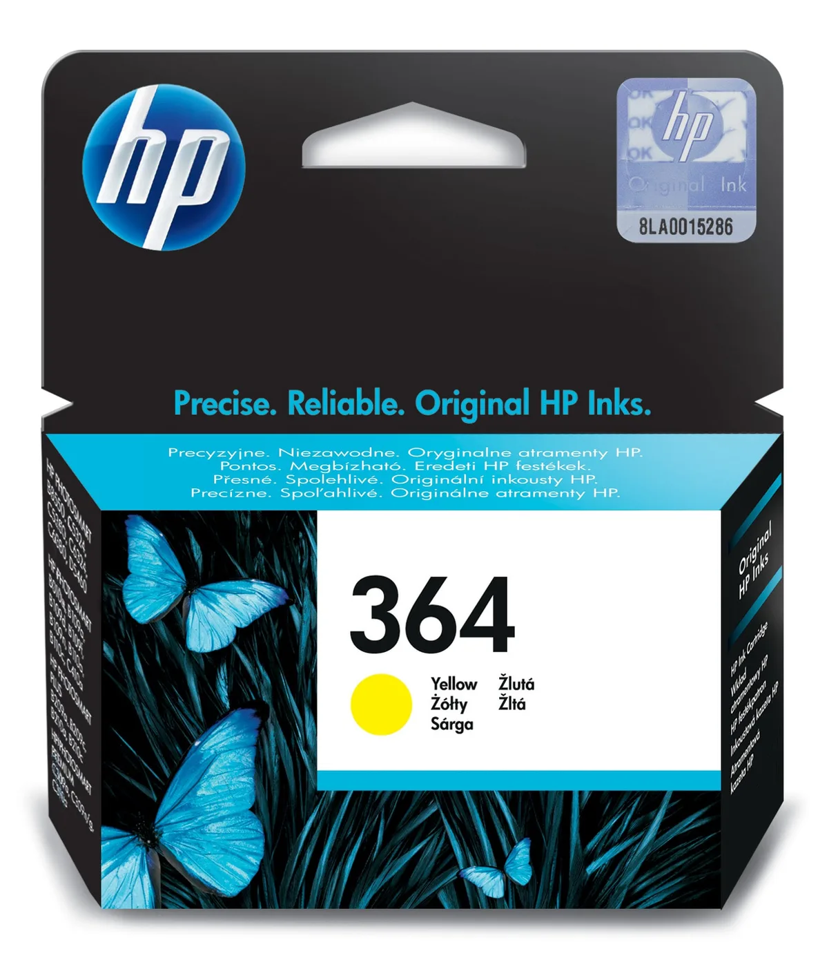 HP INK CARTRIDGE NO 364 YELLOW/SE / UK — tusz
