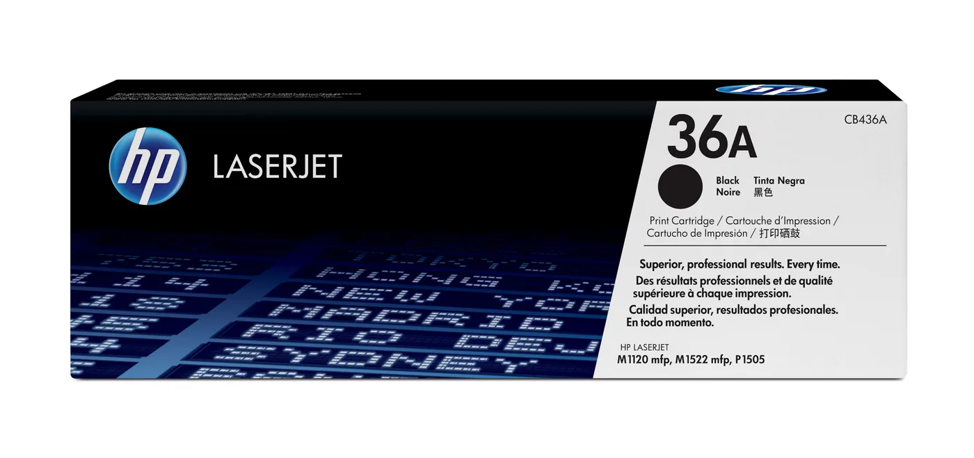 HP TONER CARTRIDGE 36A BLACK — toner