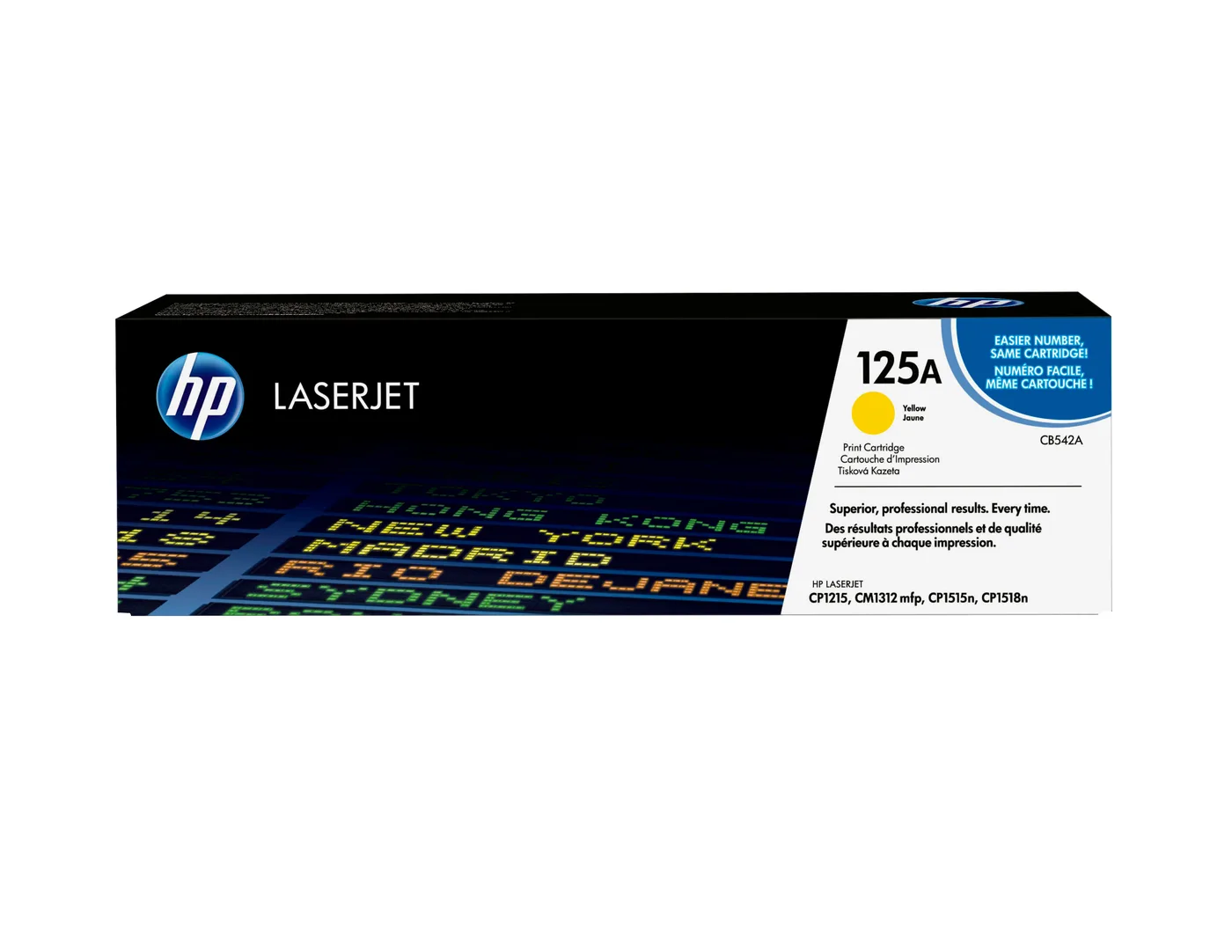 HP TONER CARTRIDGE 125A YELLOW — toner