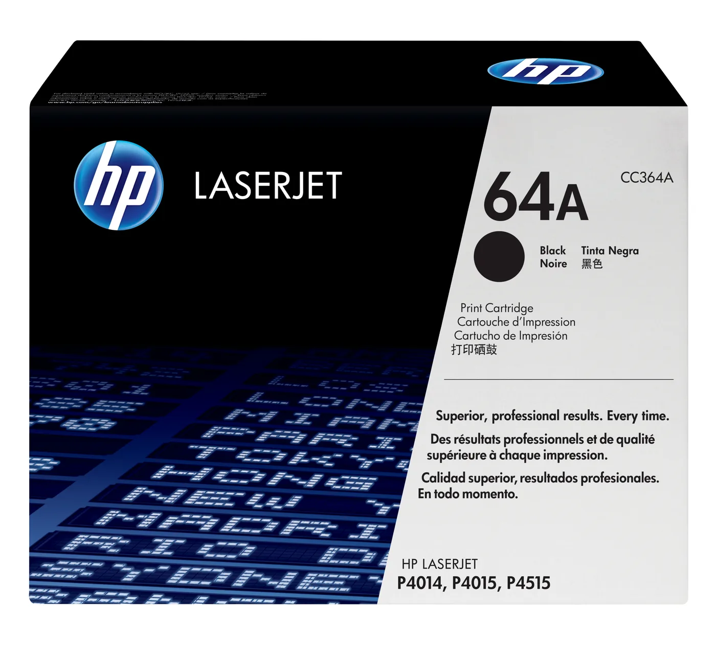 HP TONER CARTRIDGE 64A BLACK — toner