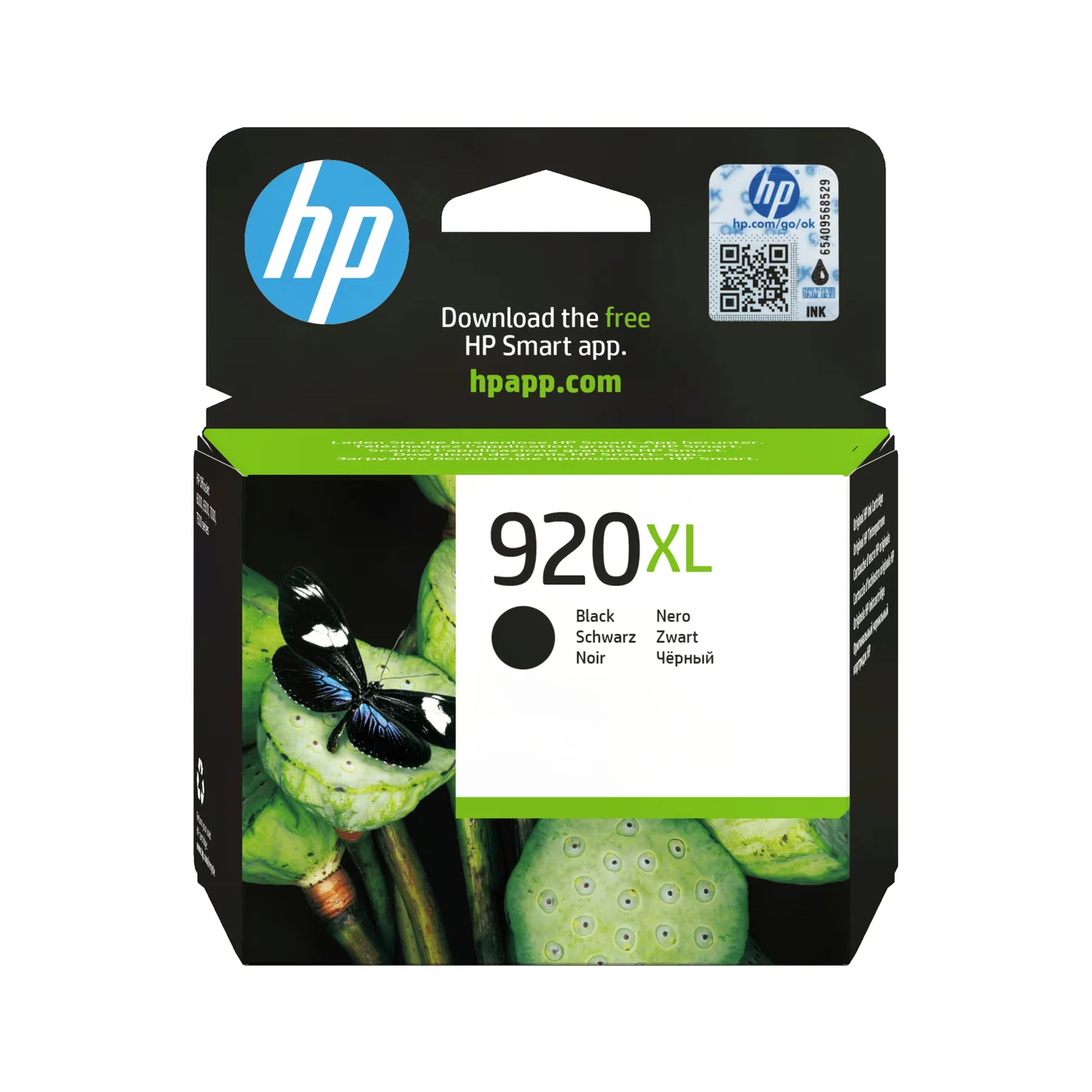 HP INK CARTRIDGE NO 920 XL BLACK/BLACK LANGUAGE EN DE FR IT N — tusz