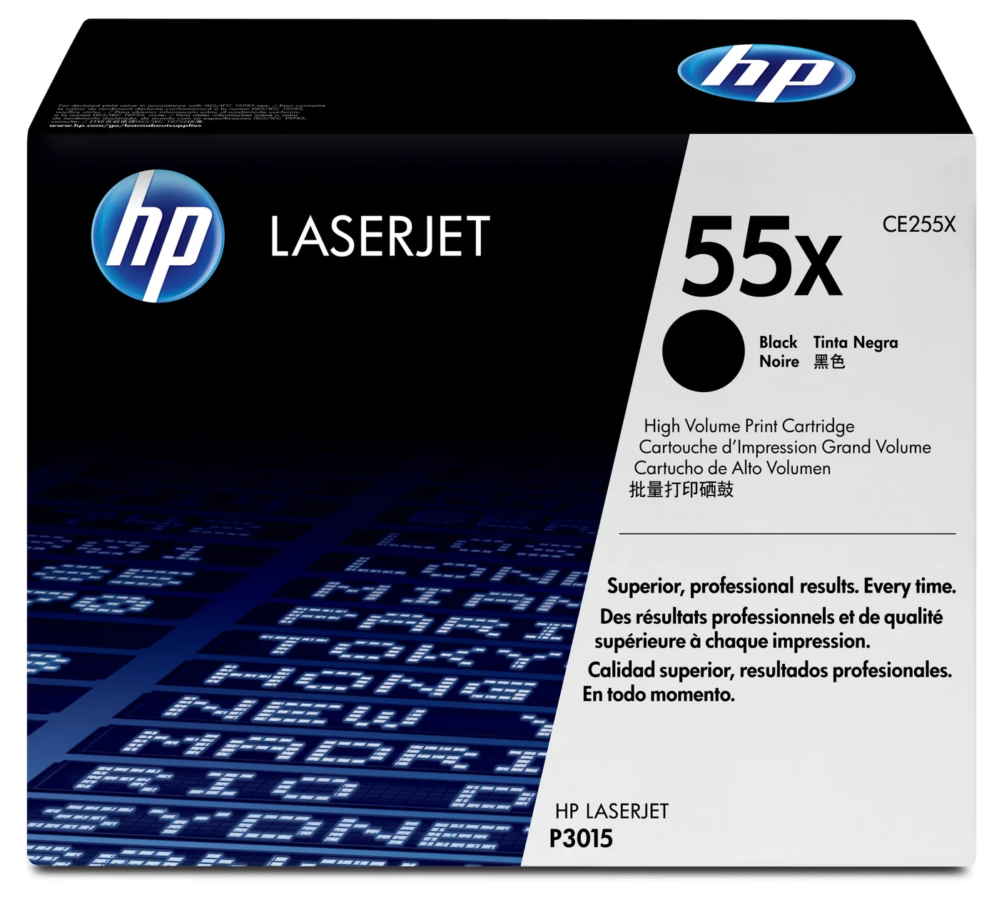 HP TONER CARTRIDGE 55X BLACK — toner