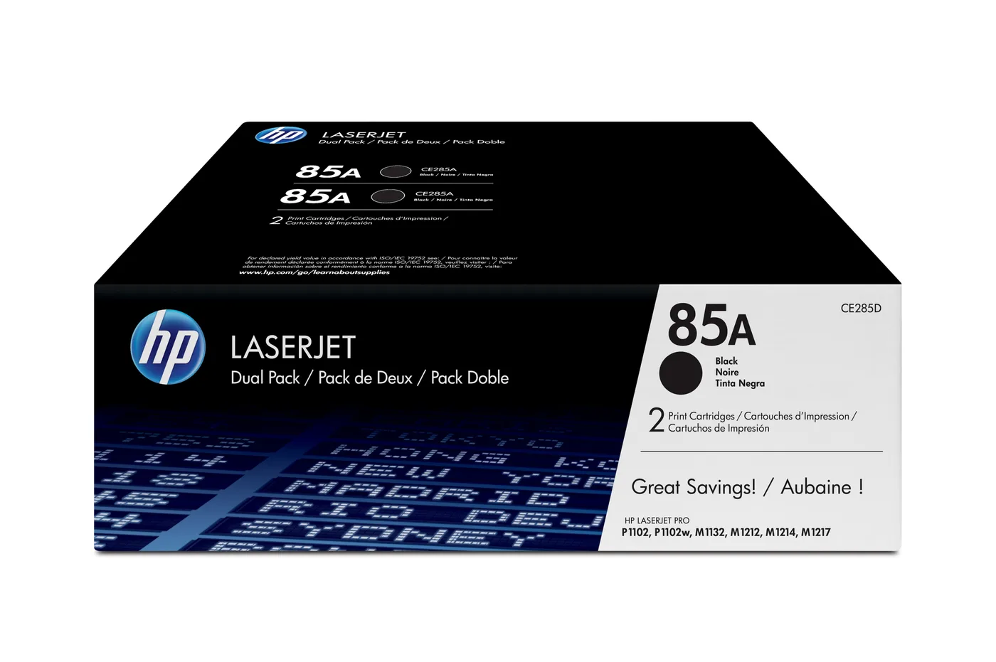 HP TONER CARTRIDGE 85A BLACK/DUAL PACK — toner