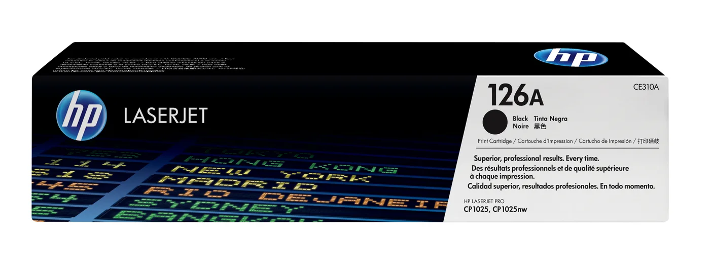 HP TONER CARTRIDGE 126A BLACK — toner
