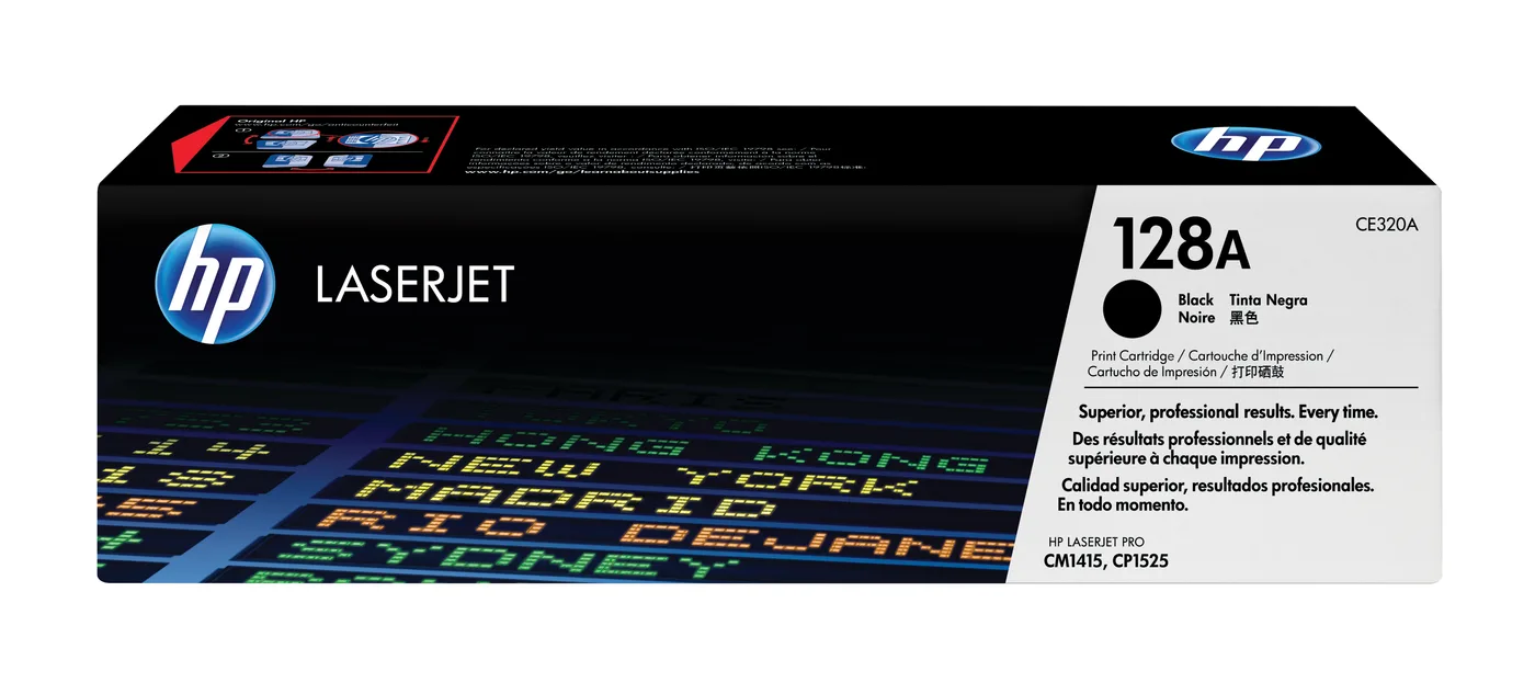 HP TONER CARTRIDGE 128A BLACK — toner