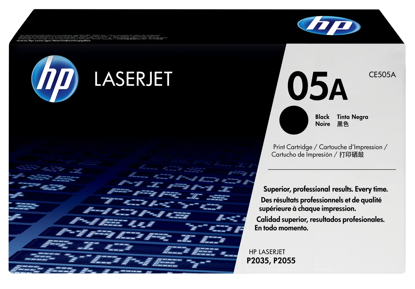 HP TONER CARTRIDGE 05A BLACK — toner