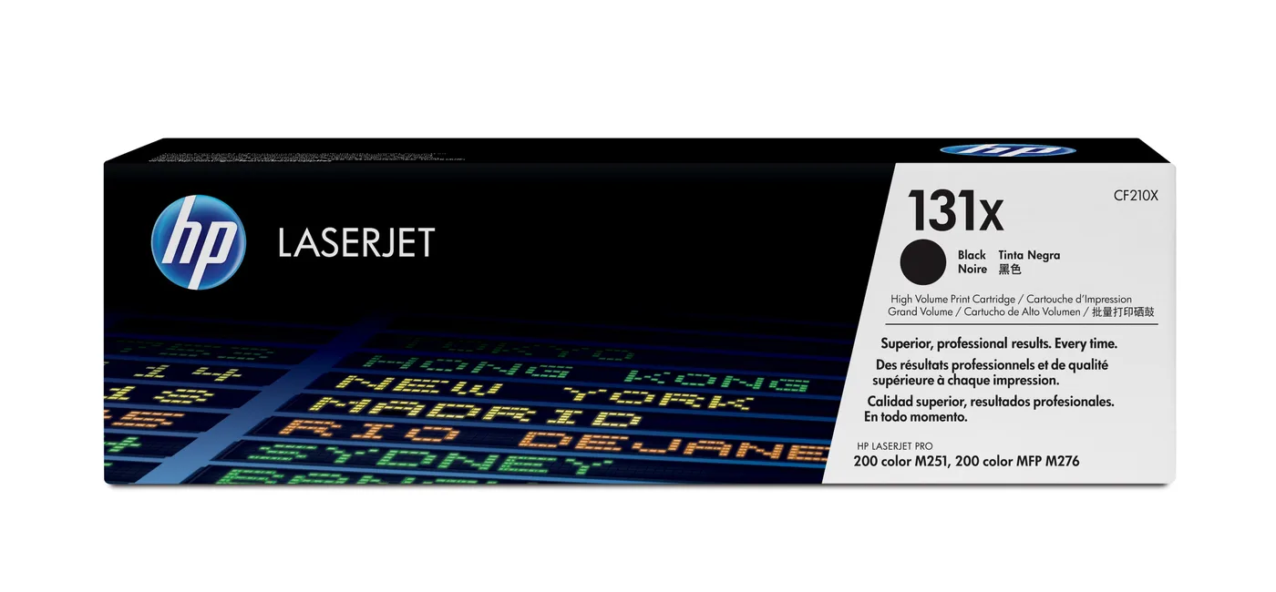 HP TONER CARTRIDGE 131X BLACK — toner