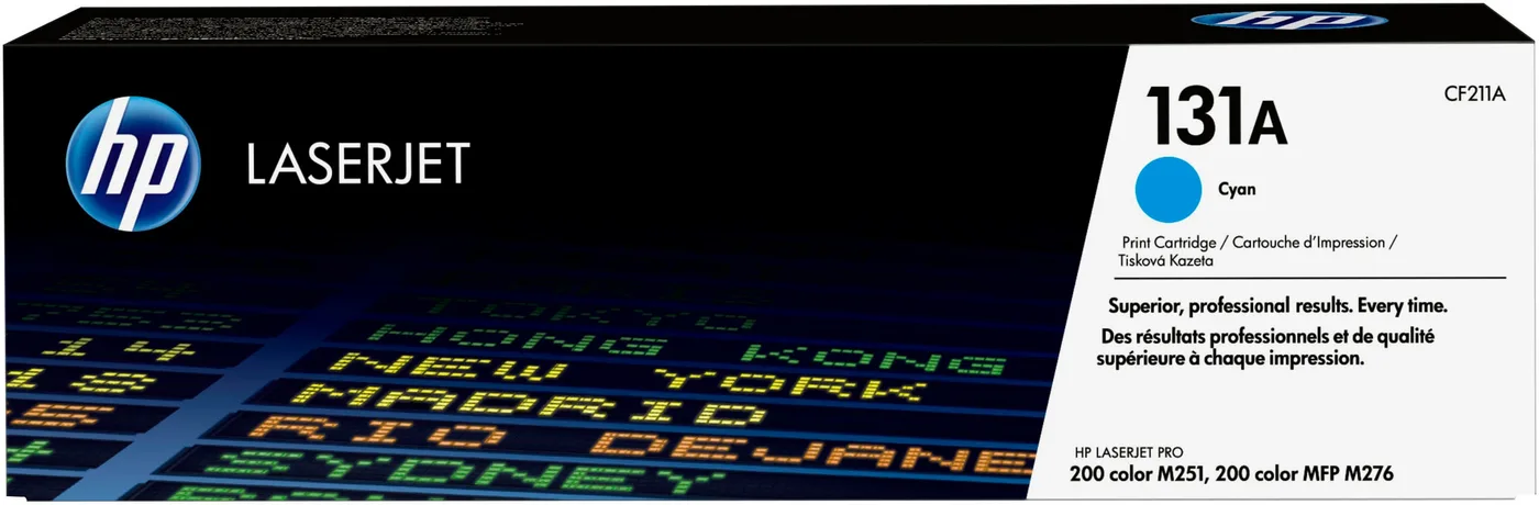 HP TONER CARTRIDGE 131A CYAN — toner