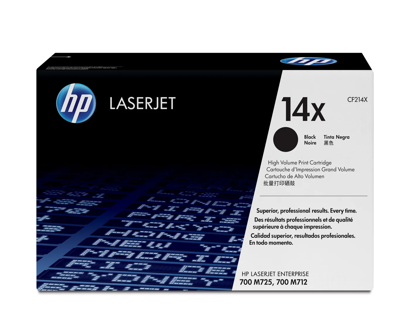 HP TONER CARTRIDGE 14X BLACK — toner