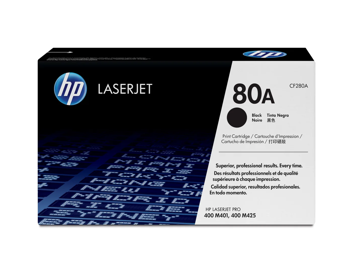 HP TONER CARTRIDGE 80A BLACK — toner