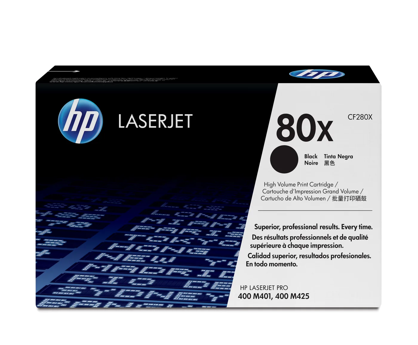 HP TONER CARTRIDGE 80X BLACK — toner
