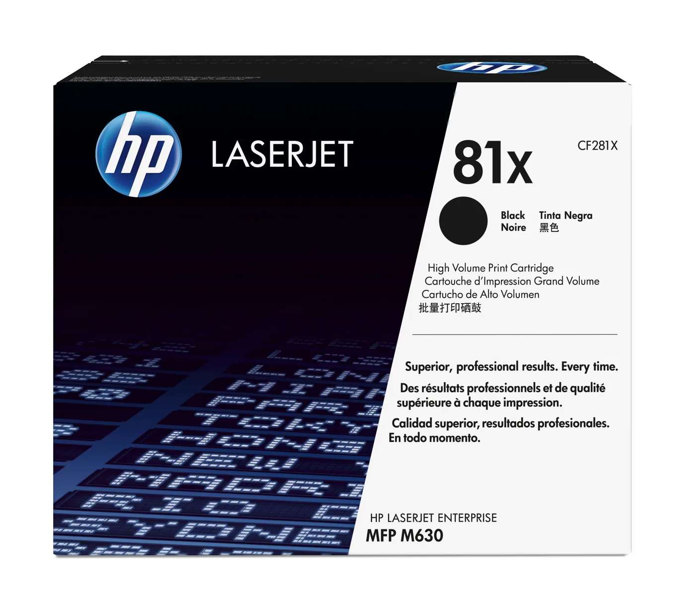 HP TONER CARTRIDGE 81X BLACK — toner