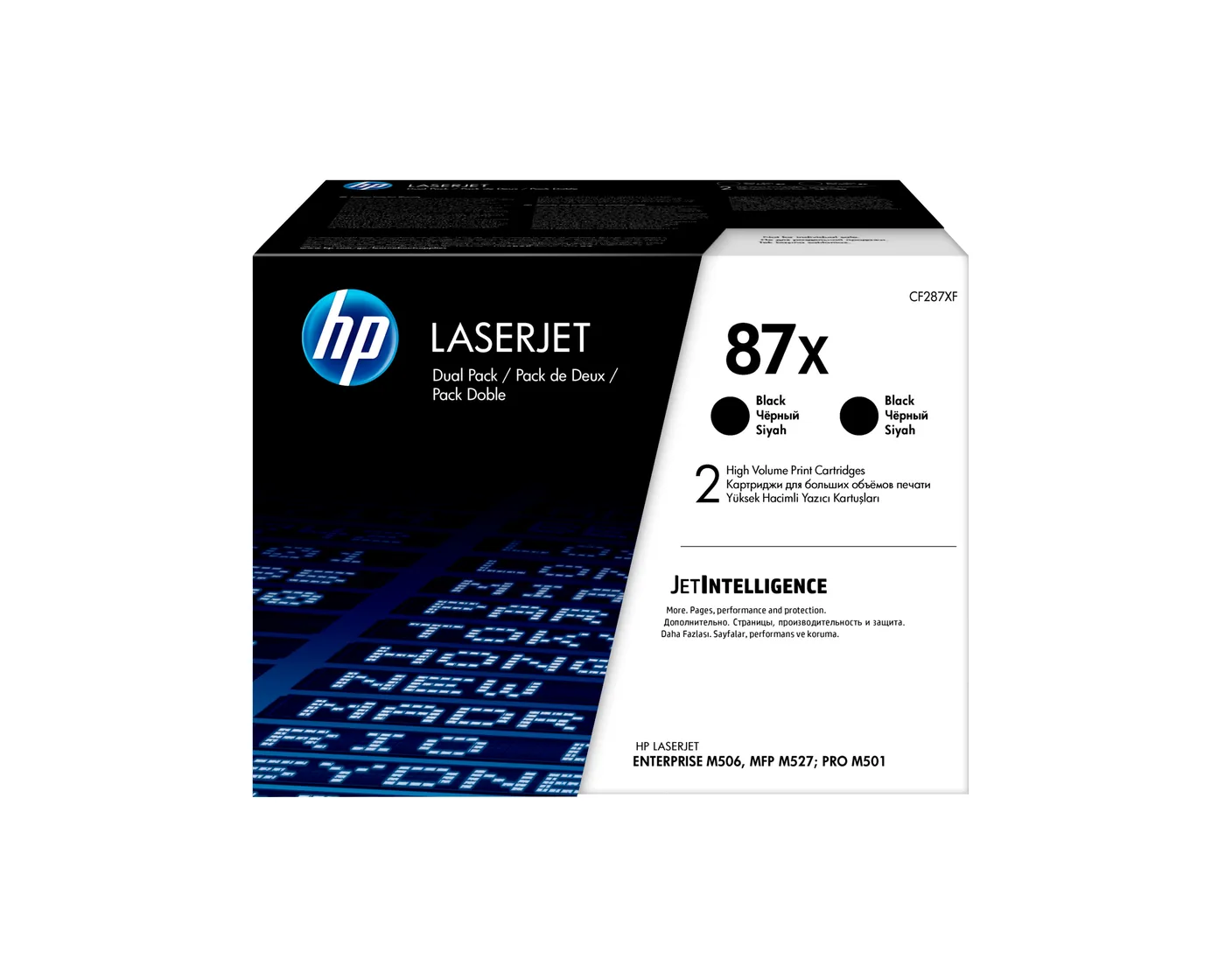 HP TONER CARTRIDGE 87X BLACK/DUAL PACK — toner