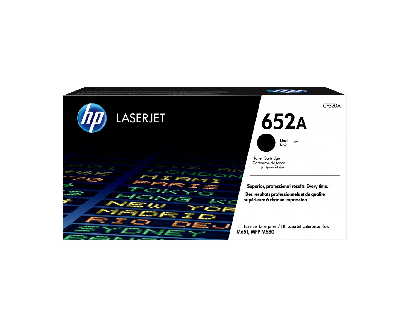 HP TONER CARTRIDGE 652A BLACK — toner