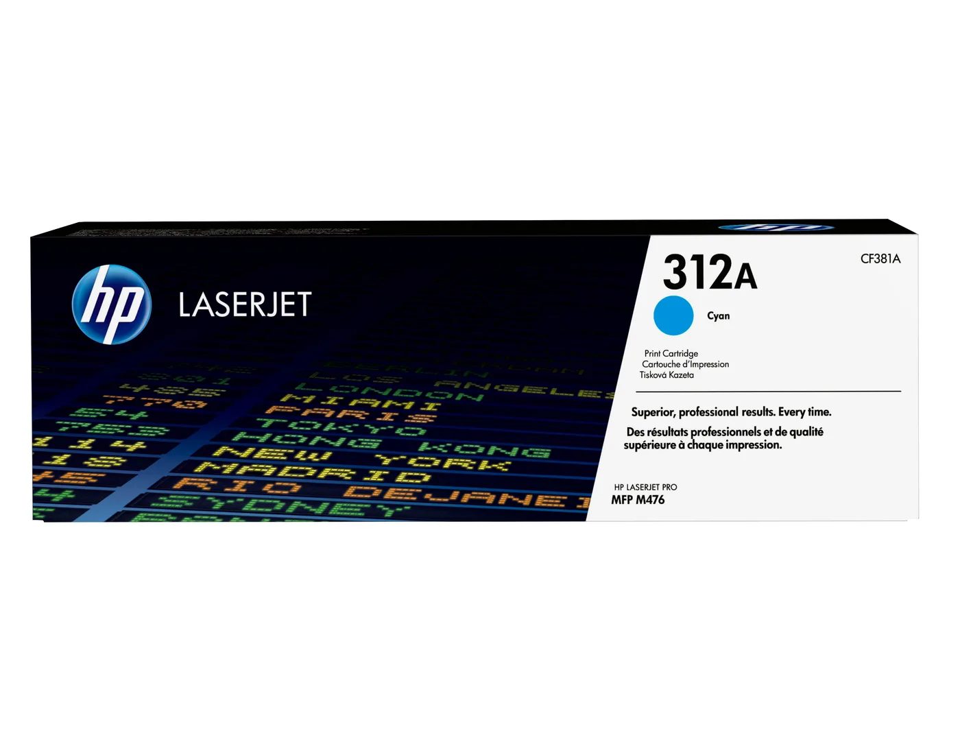 HP TONER CARTRIDGE 312A CYAN — toner