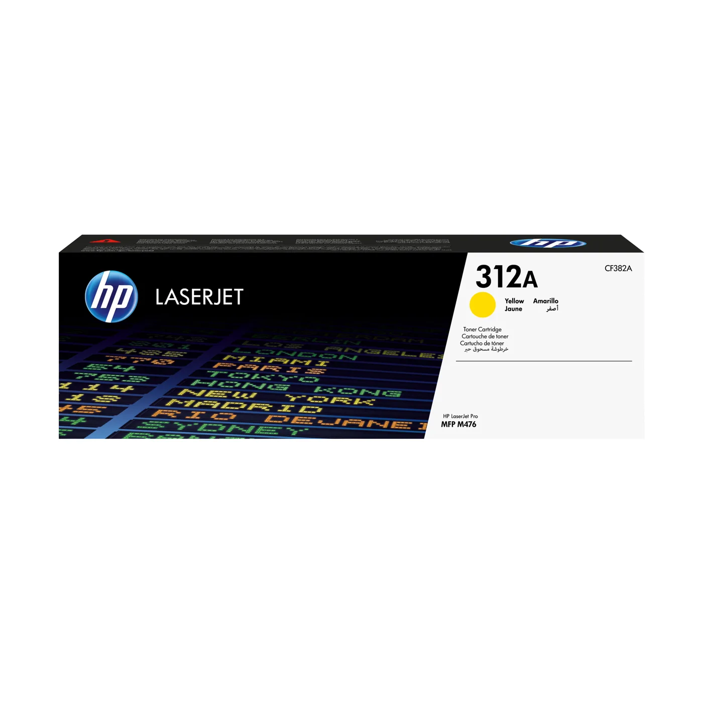 HP TONER CARTRIDGE 312A YELLOW — toner