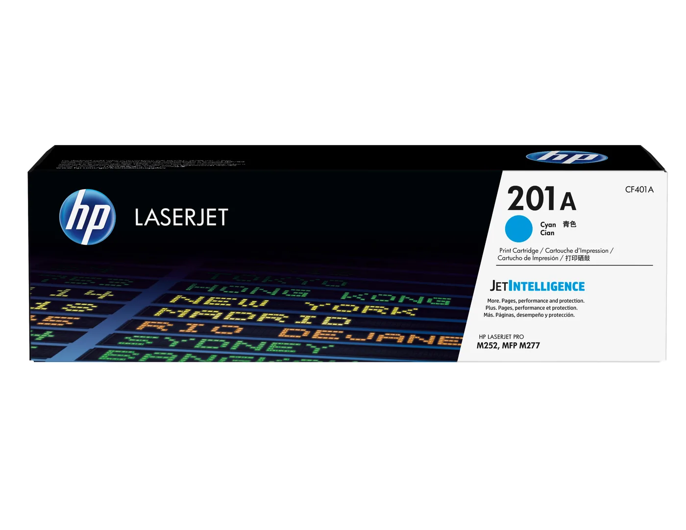 HP TONER CARTRIDGE 201A CYAN — toner