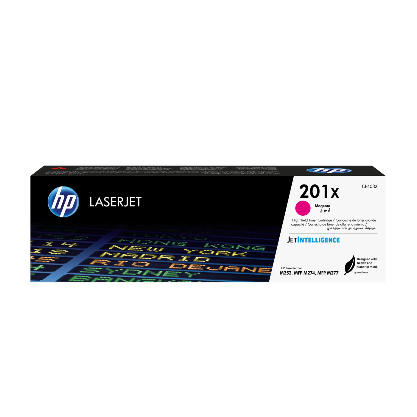 HP TONER CARTRIDGE 201X MAGENTA — toner