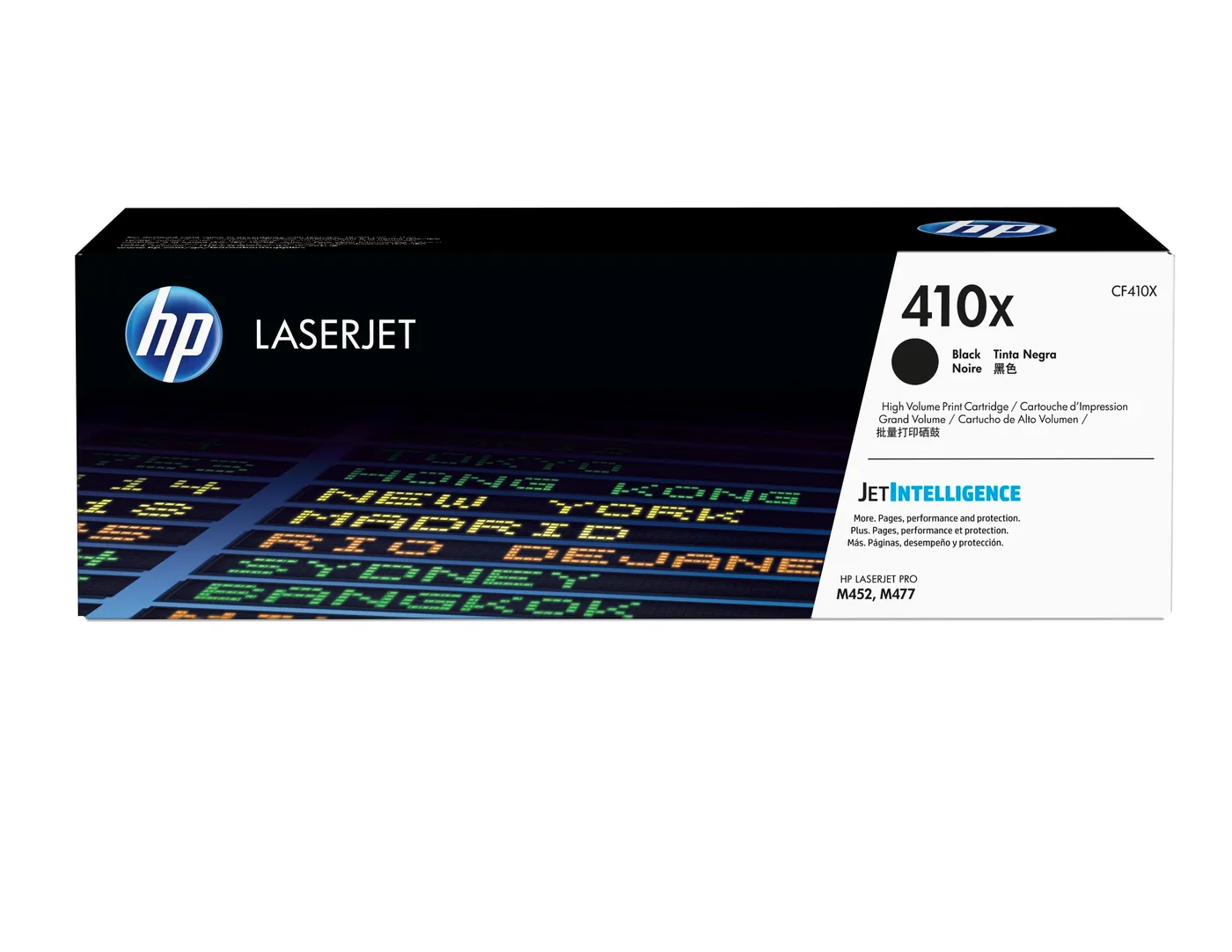 HP TONER CARTRIDGE 410X BLACK — toner