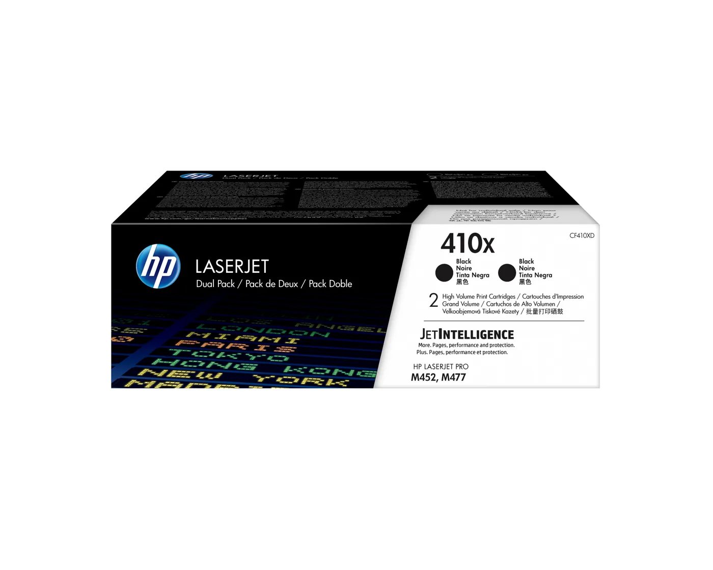 HP TONER CARTRIDGE 410X BLACK/DUAL PACK — toner