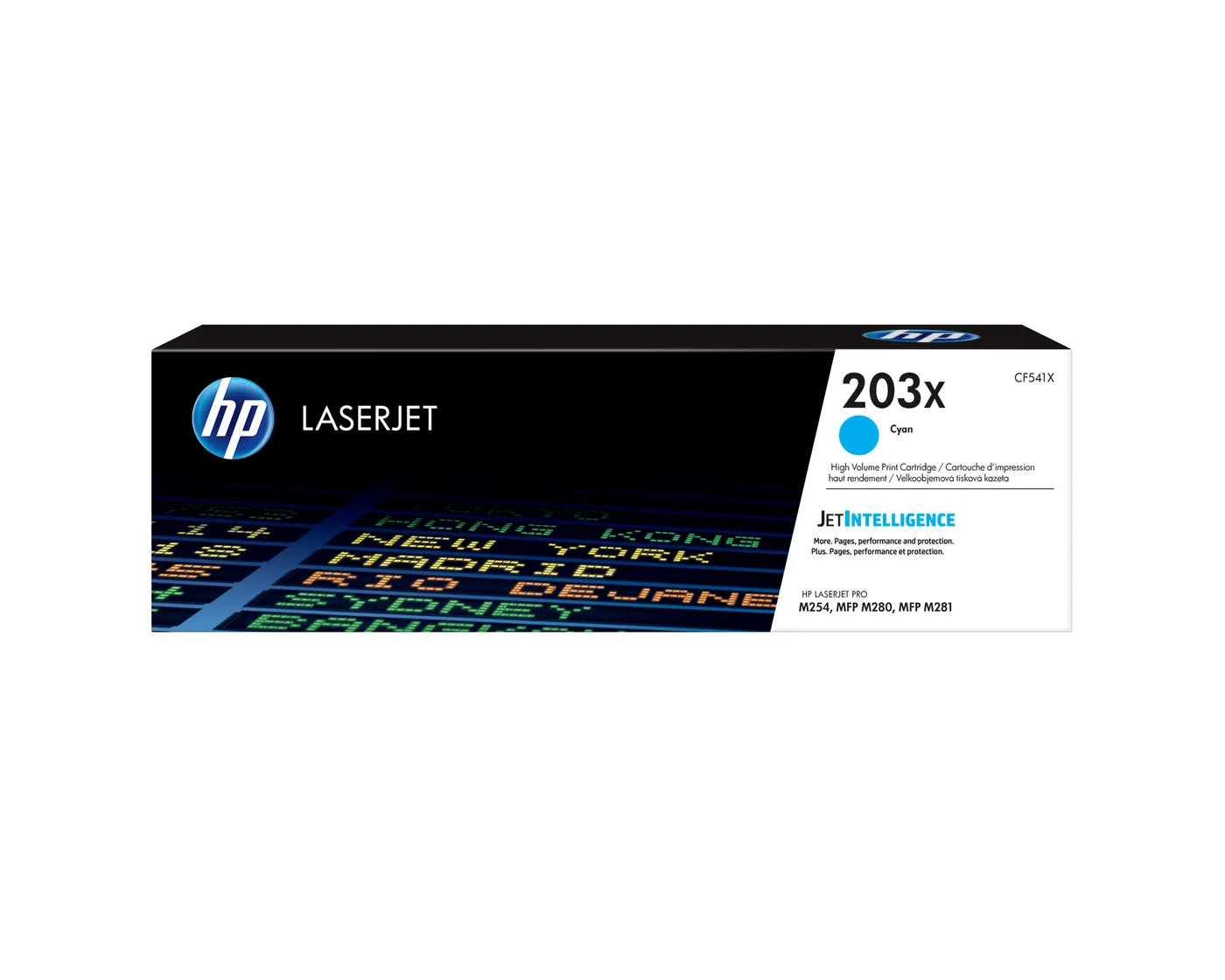 HP 203X ORIGINAL CYAN LASERJET/TONER CARTRIDGE — toner