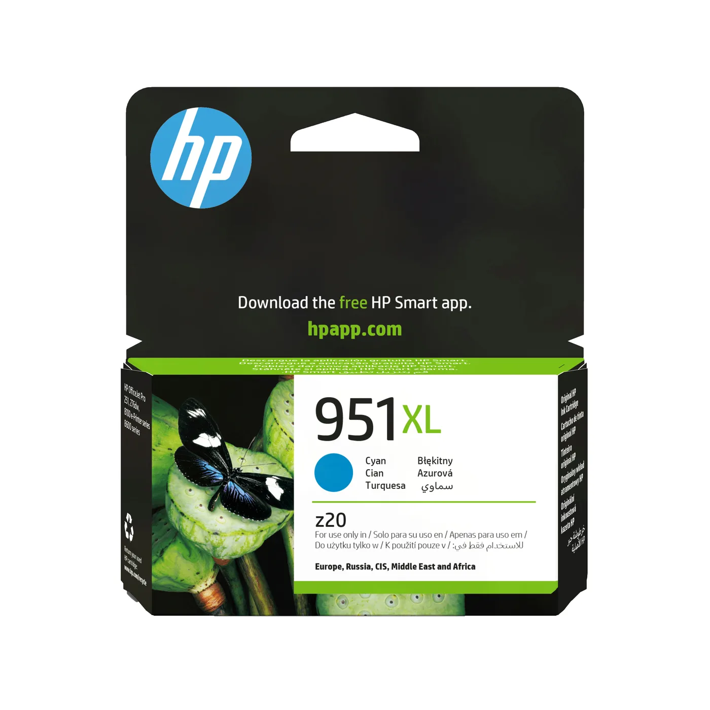 HP INK CARTRIDGE NO 951 XL CYAN/ES — tusz