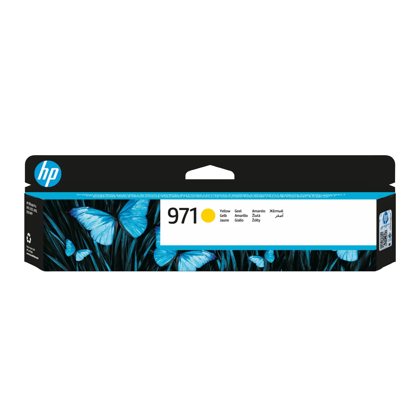 HP INK CARTRIDGE NO 971 YELLOW — tusz