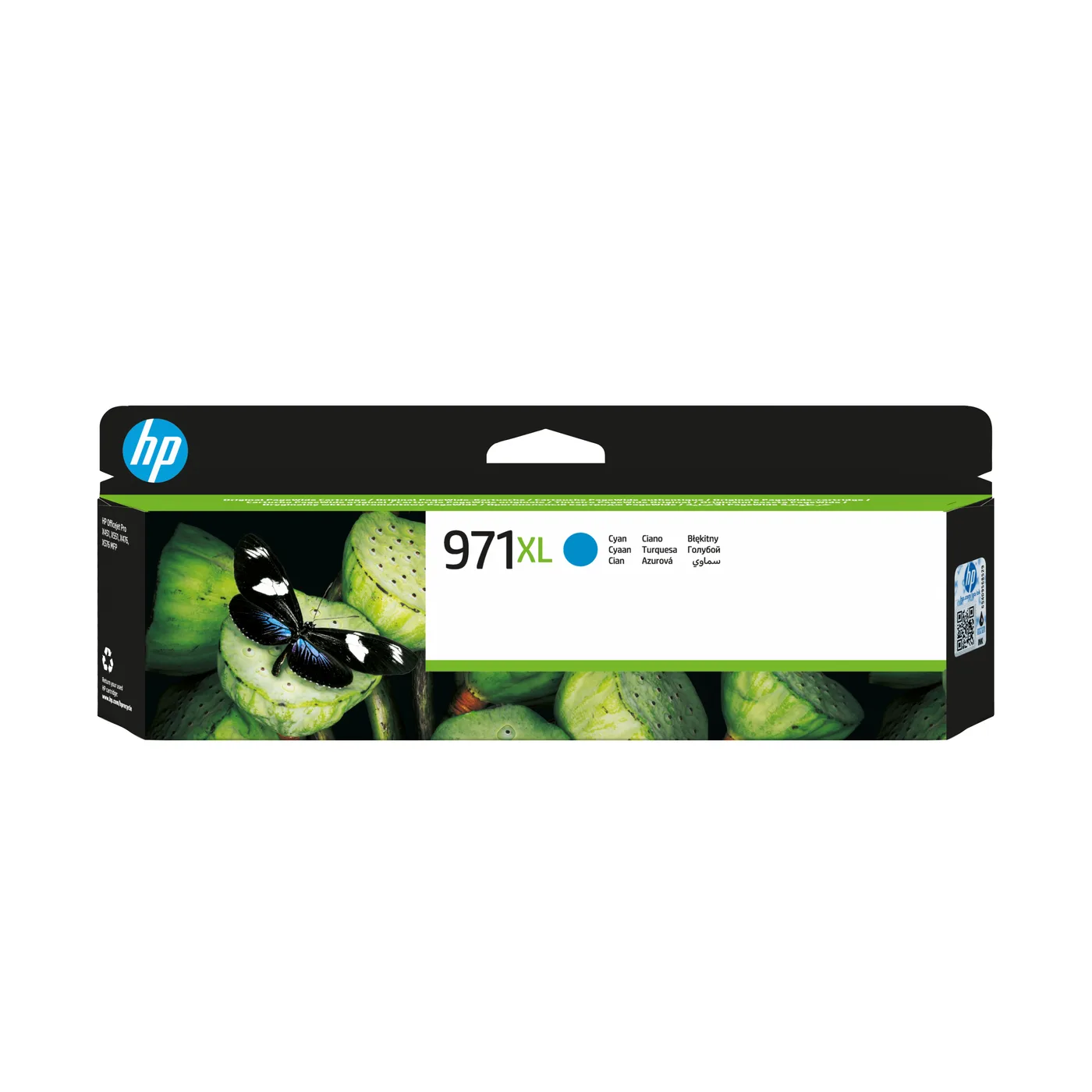 HP INK CARTRIDGE NO 971XL CYAN
